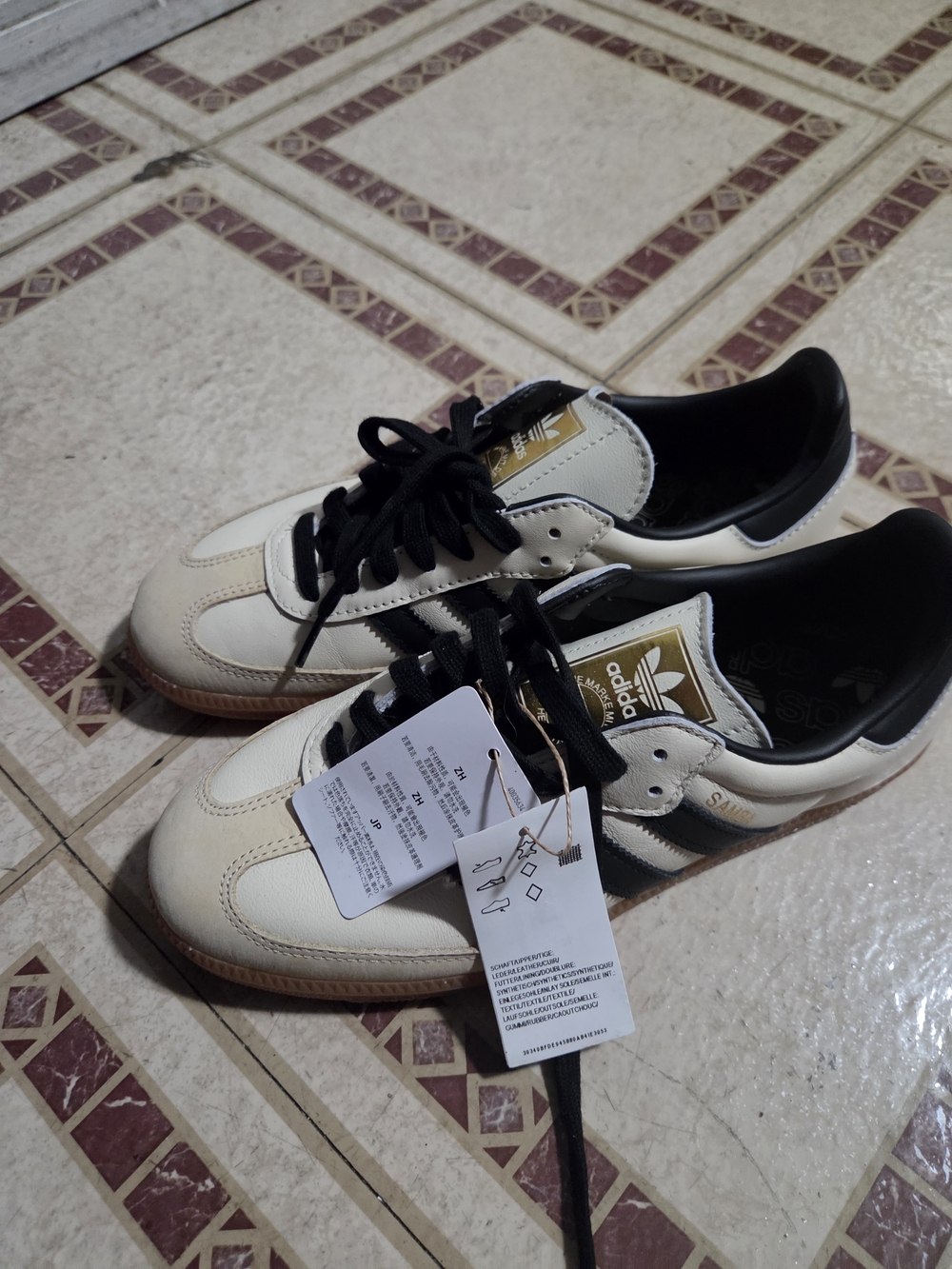 Adidas Samba OG Women's Sneakers White & Black US 8 Womens NWT